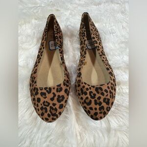 NWOT Time and Tru Leopard flats Size 7 Leopard Print Women's Flats